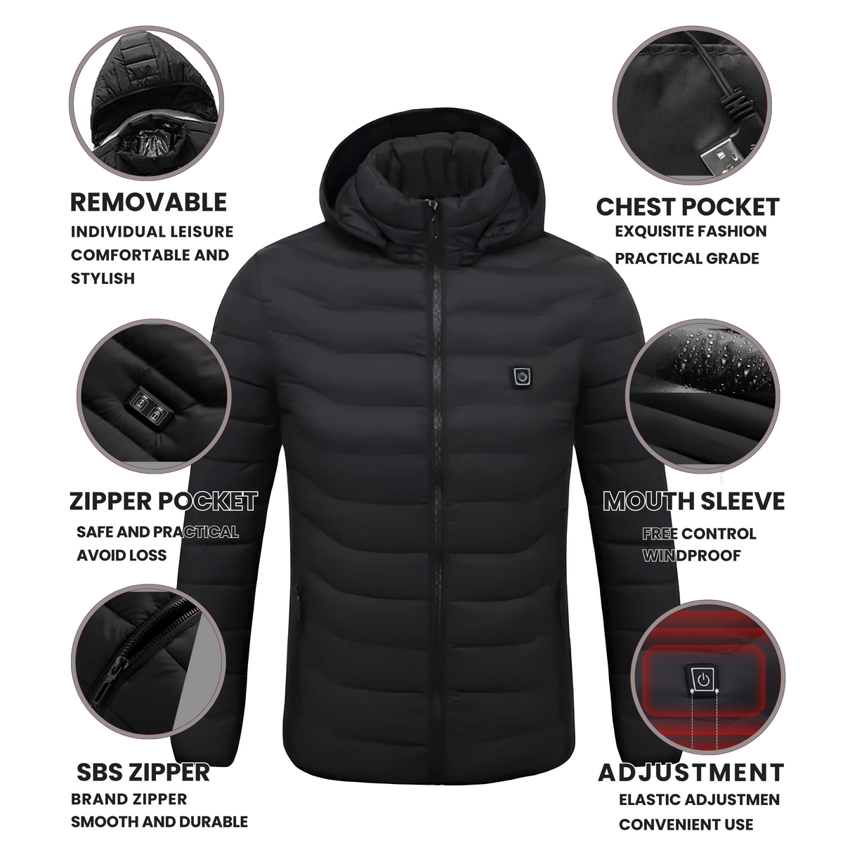 EvoTherm Women’s Ignite Heated Jacket – Navy