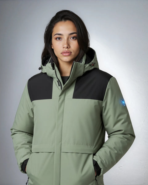 VoltGear Heated Jacket Woman - Army Green