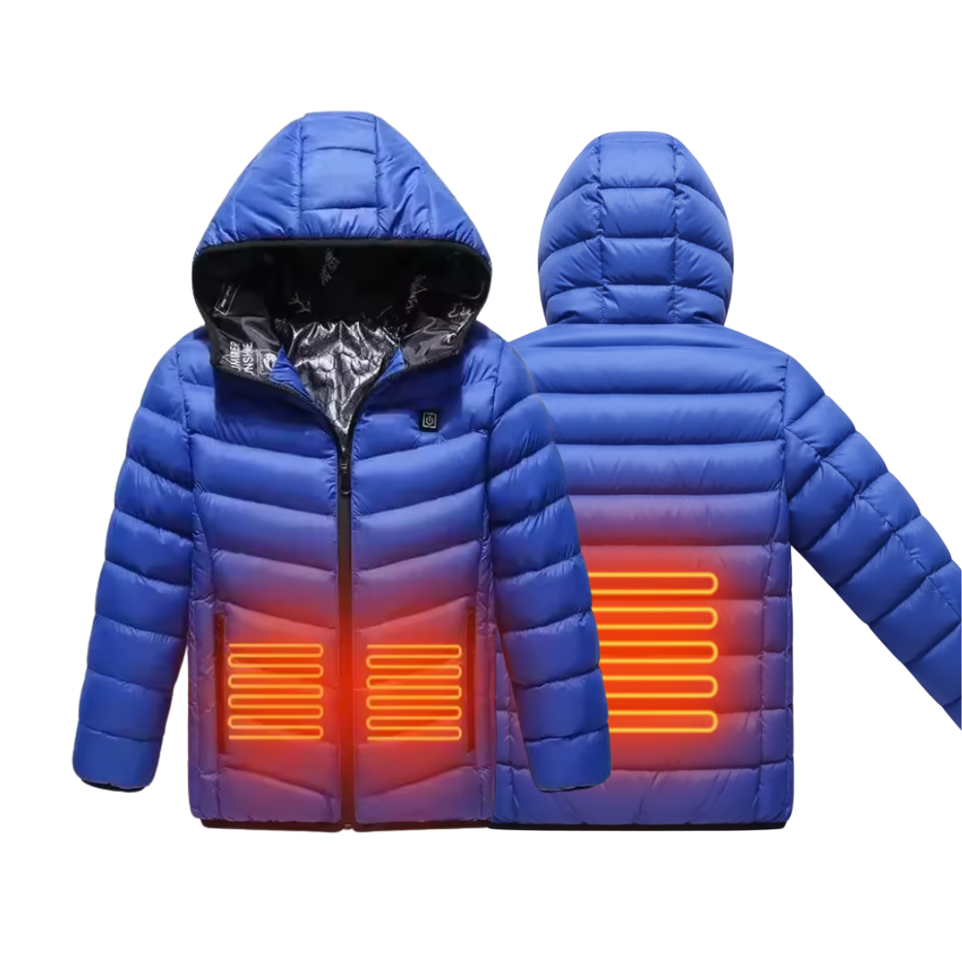EvoTherm Kid's Heating Puffer Jacket - Blue