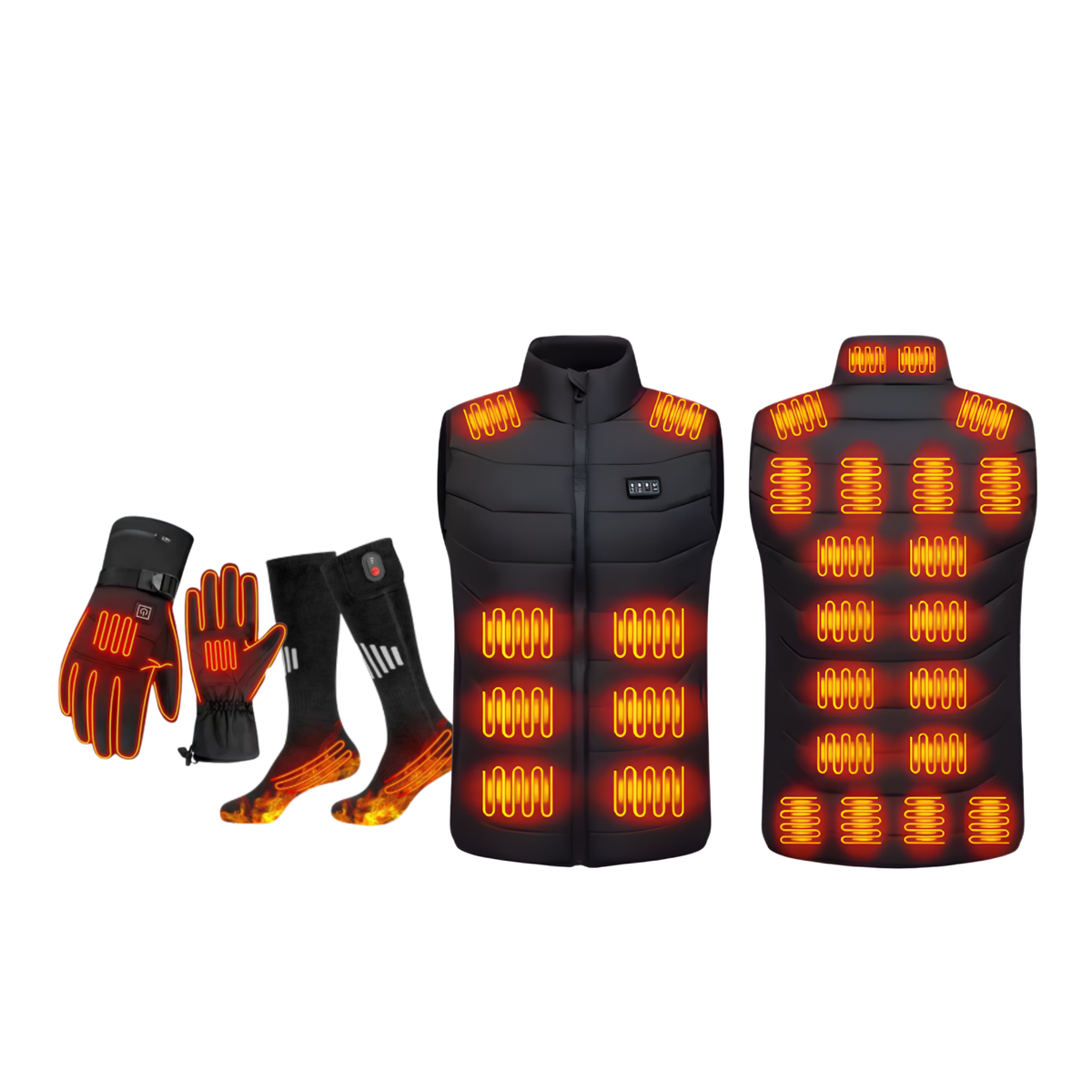 Man Heated Vest - Black