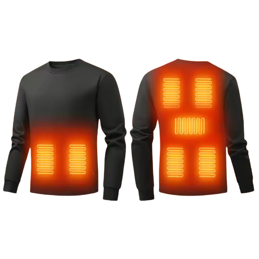 EvoTherm Heated Pullover Top Men - Black