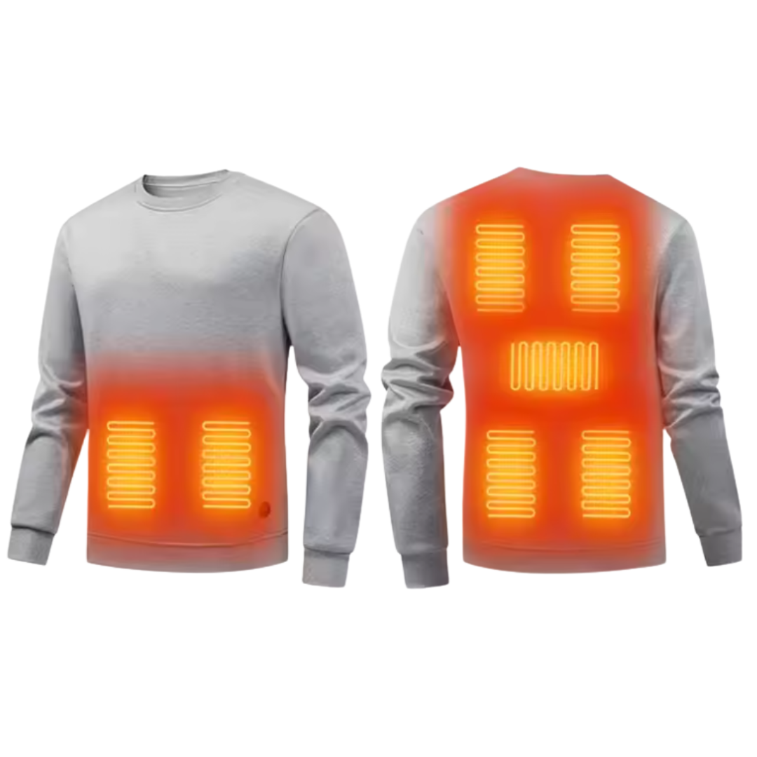 EvoTherm Heated Pullover Top Men - Gray