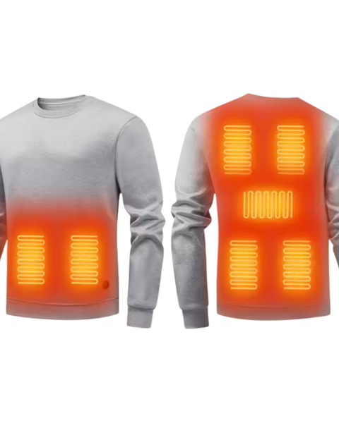 EvoTherm Heated Pullover Top Men - Gray