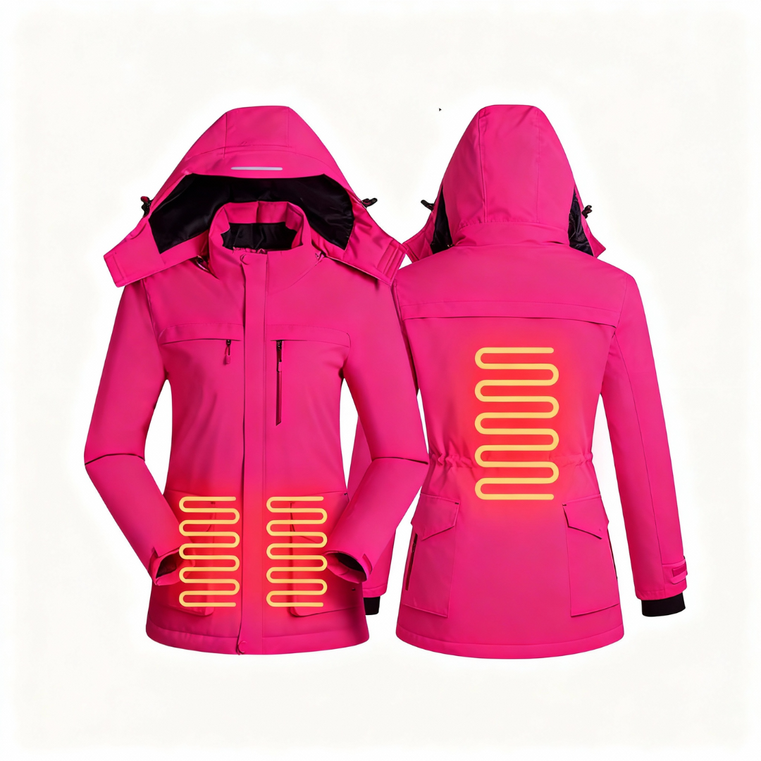 EvoTherm Heated Thermal Coat Women - Bright Pink