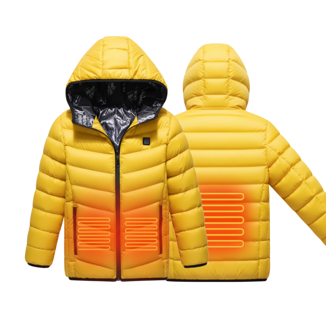 EvoTherm Kid's Heating Puffer Jacket - Yellow