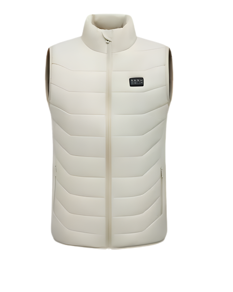 Man Heated Vest - White