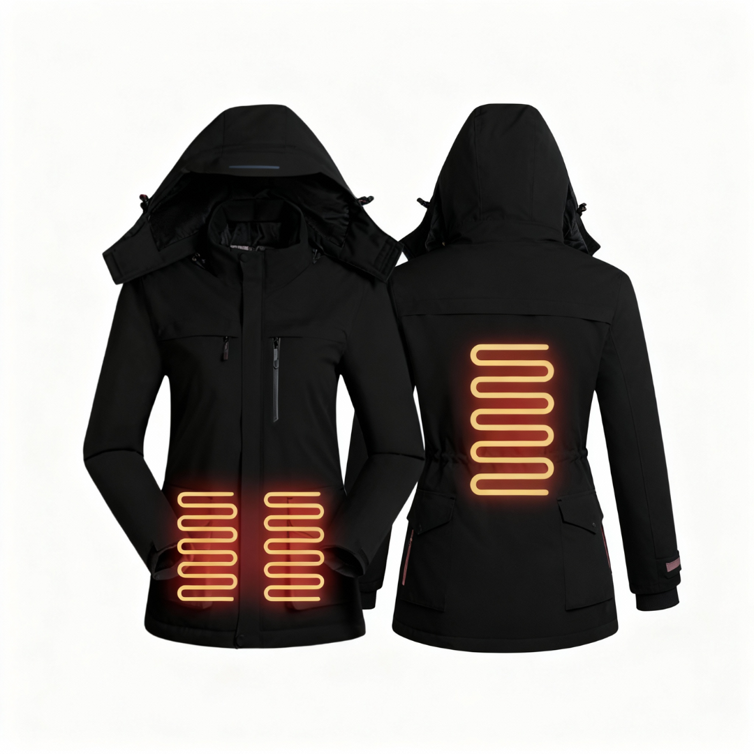 EvoTherm Heated Thermal Coat Women - Black