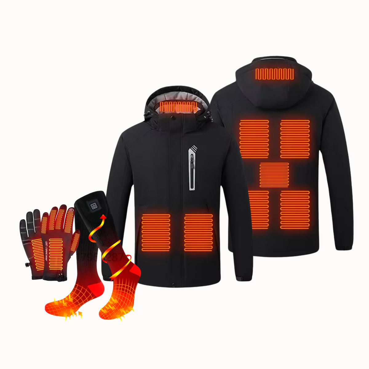 EvoTherm Titan Men's Heated Jacket - Black