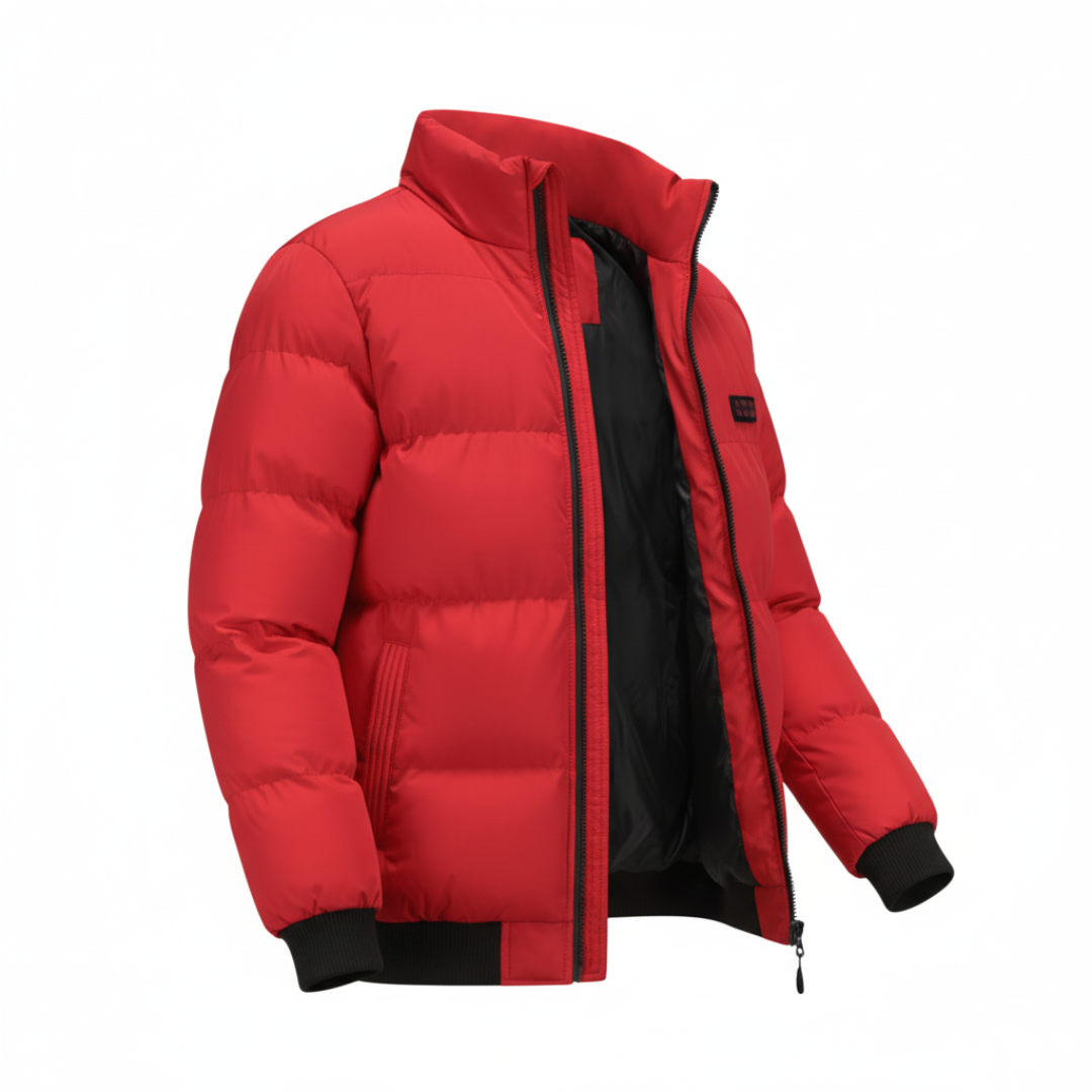 EvoTherm Heated Puffer Jacket Men - Red