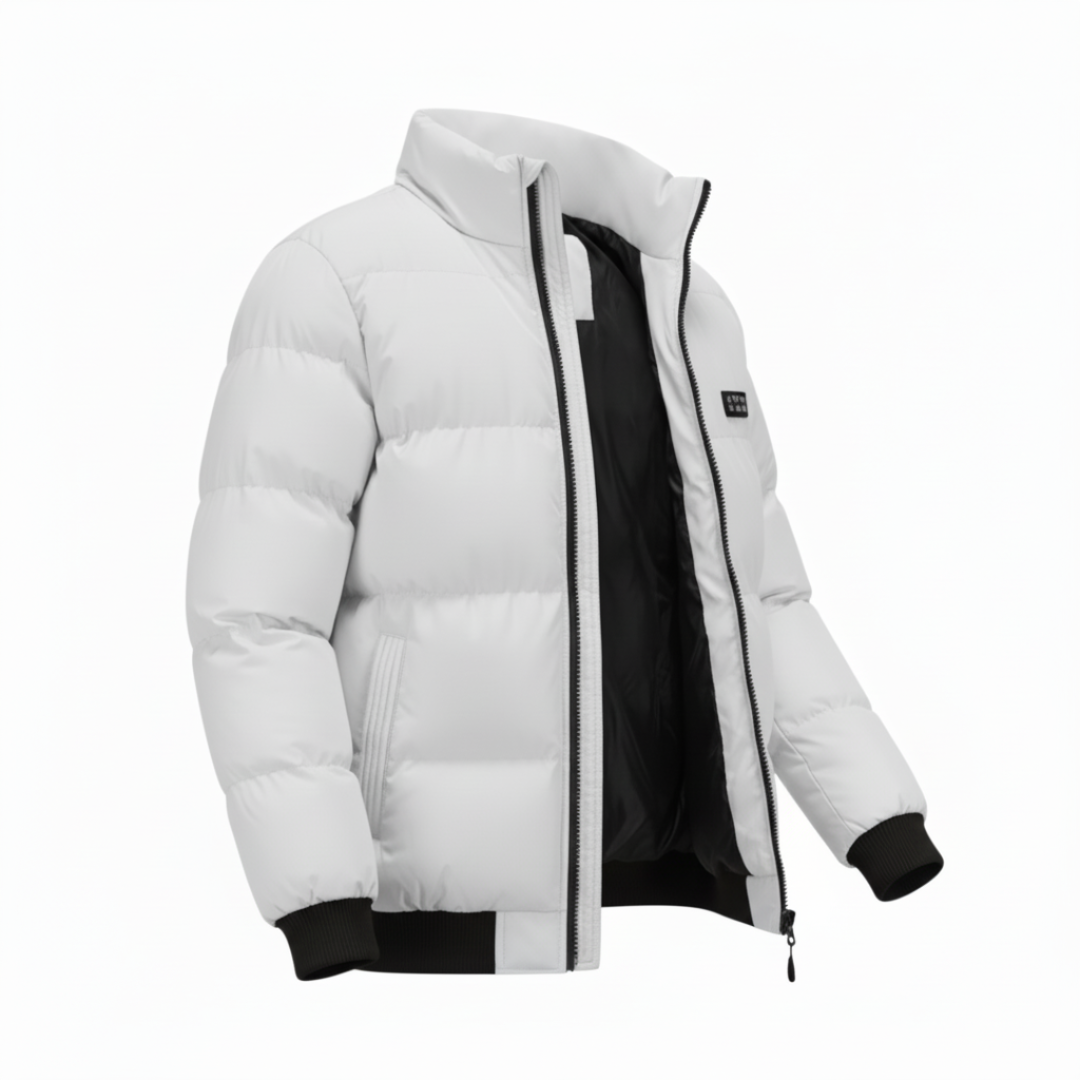 EvoTherm Heated Puffer Jacket Men - White
