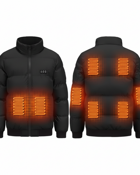 EvoTherm Heated Puffer Jacket Men - Black
