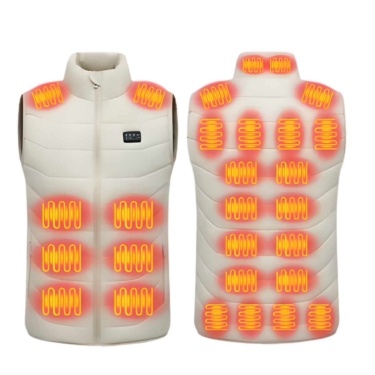 Man Heated Vest - White