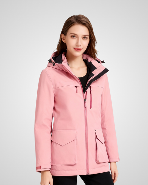 EvoTherm Heated Thermal Coat Women - Pink