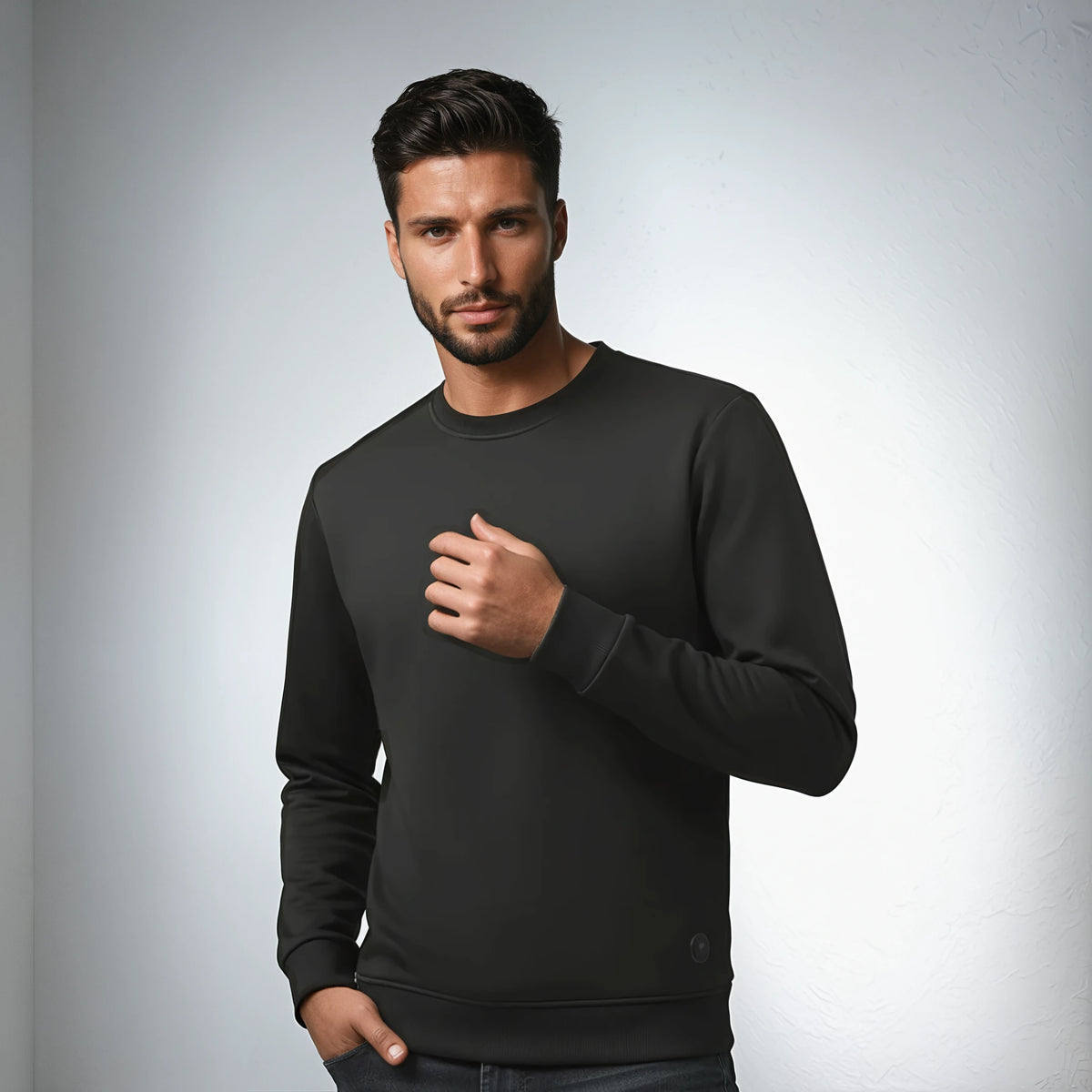 EvoTherm Heated Pullover Top Men - Black