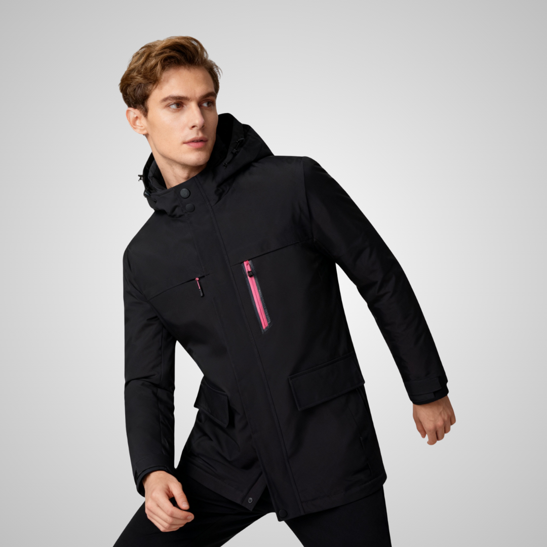 EvoTherm Heated Thermal Coat Men - Black