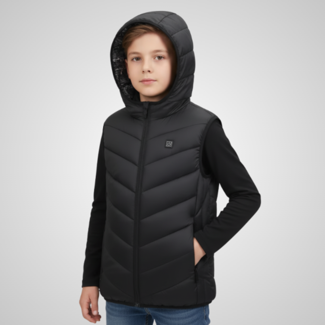 EvoTherm Kid's Heating Vest - Black