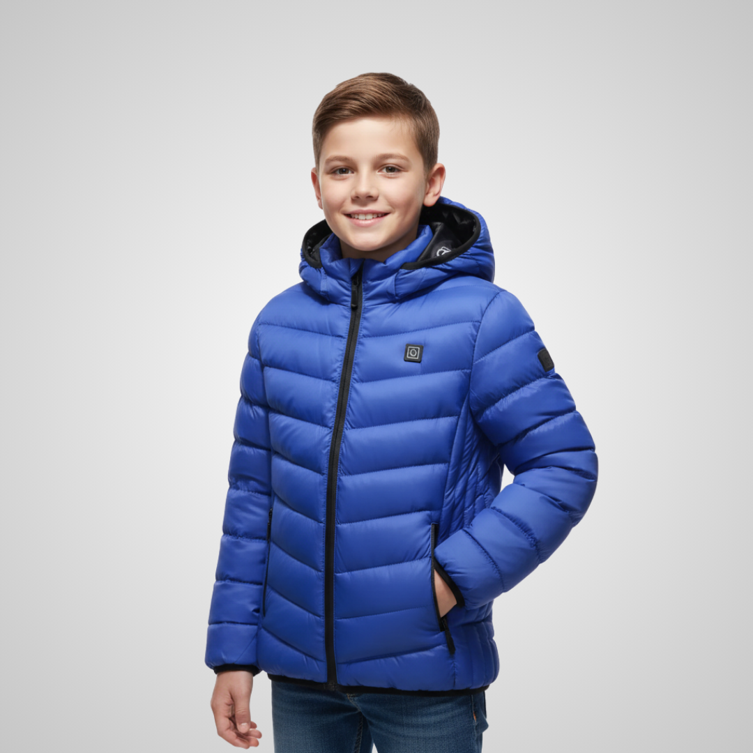 EvoTherm Kid's Heating Puffer Jacket - Blue