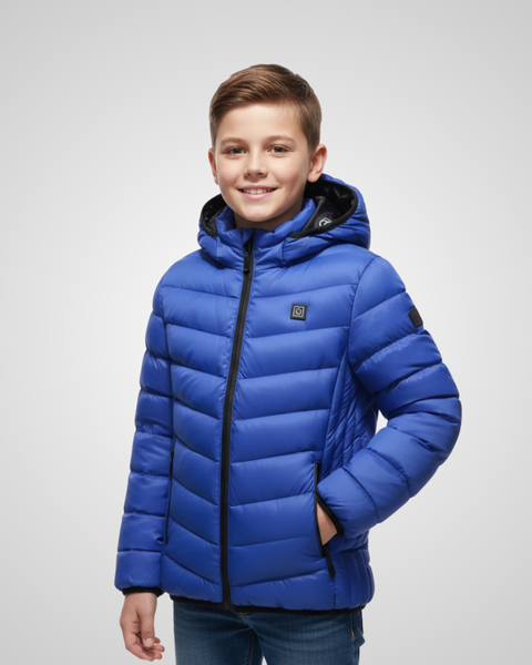 EvoTherm Kid's Heating Puffer Jacket - Blue