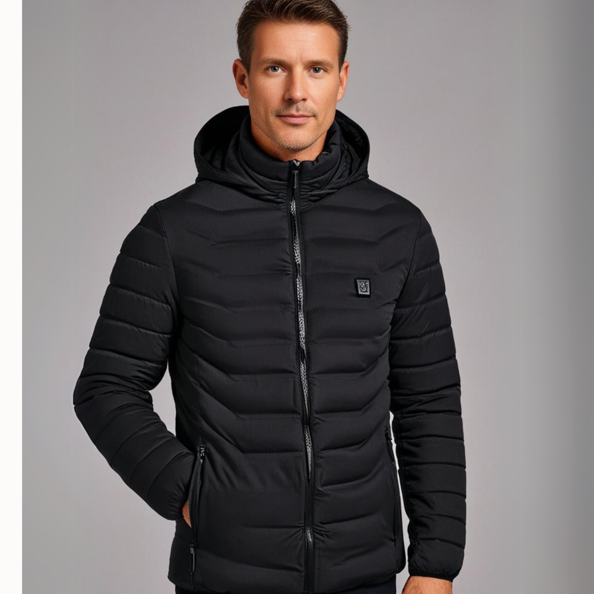 EvoTherm Men’s Stealth Heated Jacket – Black