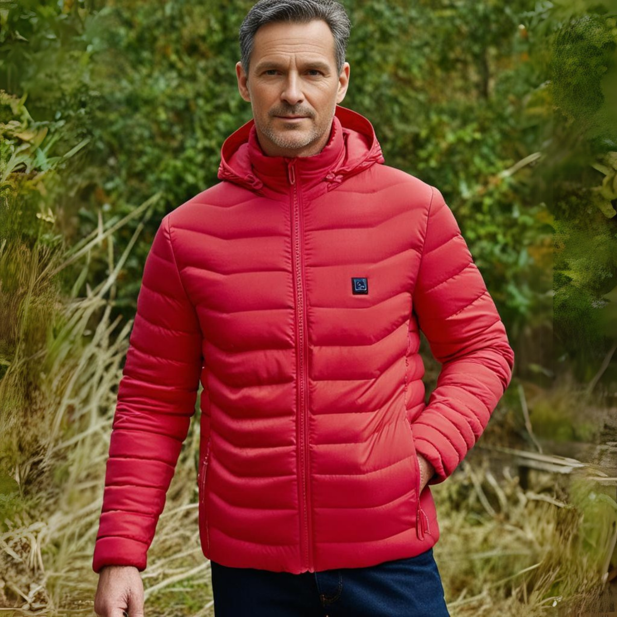 EvoTherm Men’s Ignite Heated Jacket – Red