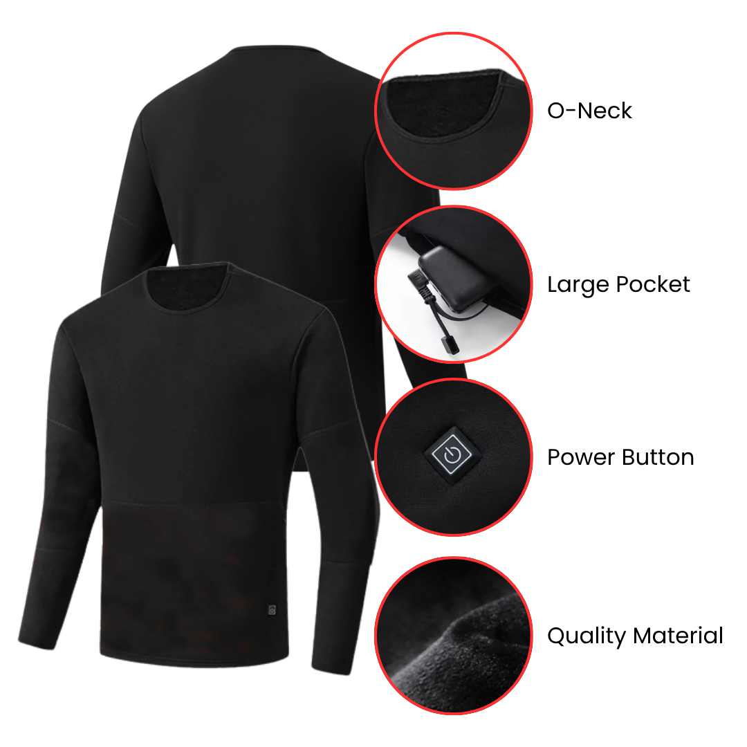 EvoTherm Full Heating Bodywear Men - Black
