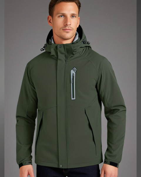 EvoTherm Titan Men's Heated Jacket - Army Green