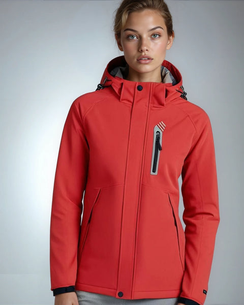 Veste chauffante pour femme EvoTherm Titan - Rouge