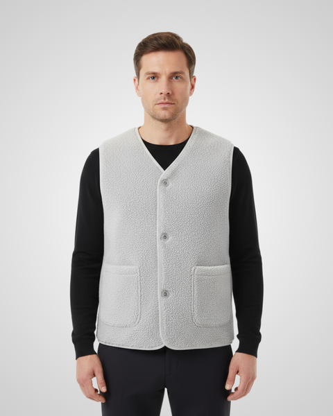 EvoTherm Stylish Vest Men - White
