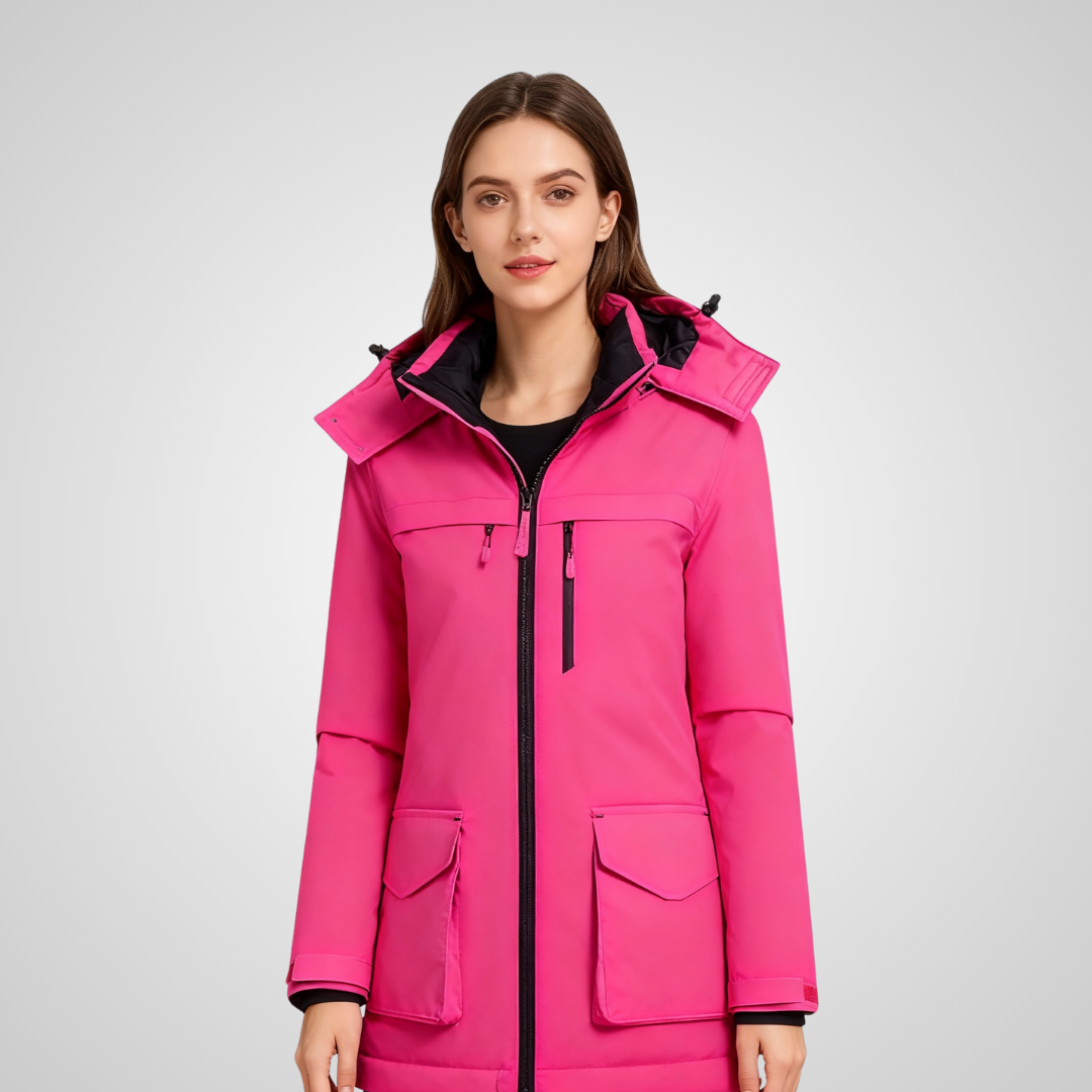 EvoTherm Heated Thermal Coat Women - Bright Pink