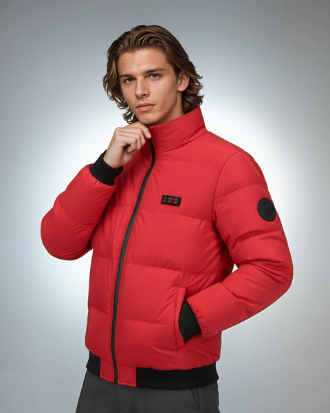 EvoTherm Heated Puffer Jacket Men - Red