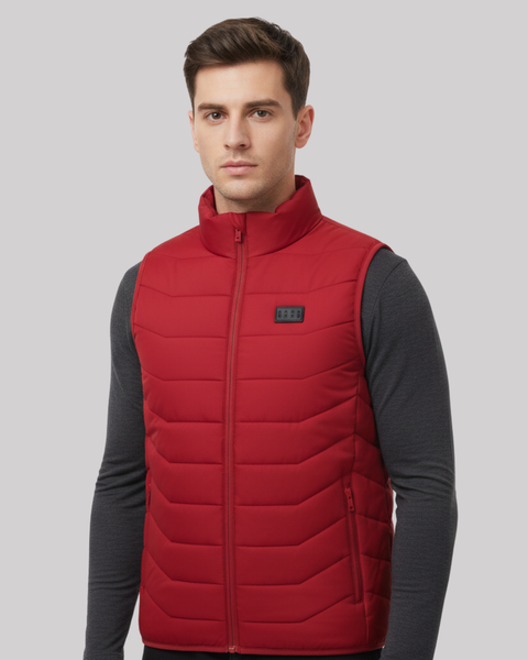 Man Heated Vest - Red