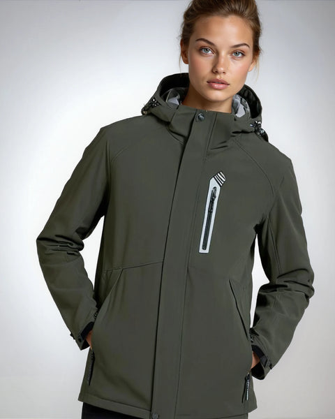Veste chauffante pour femme EvoTherm Titan - Vert armée
