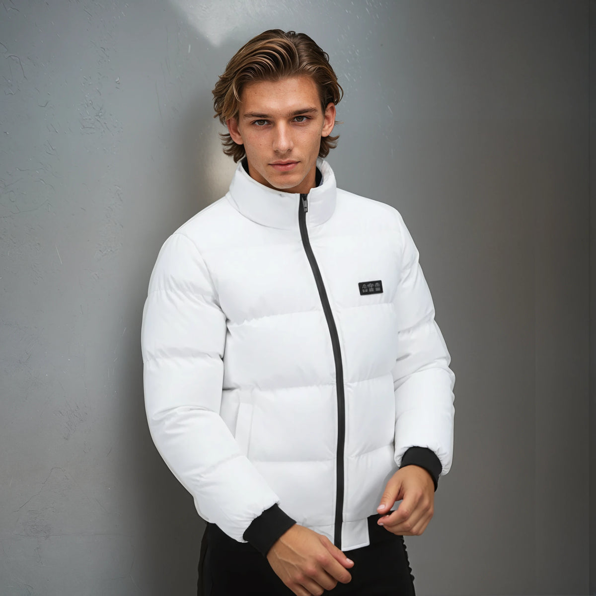 EvoTherm Heated Puffer Jacket Men - White