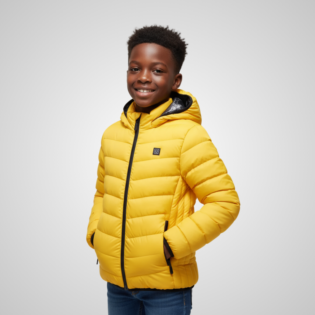 EvoTherm Kid's Heating Puffer Jacket - Yellow
