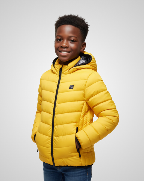 EvoTherm Kid's Heating Puffer Jacket - Yellow