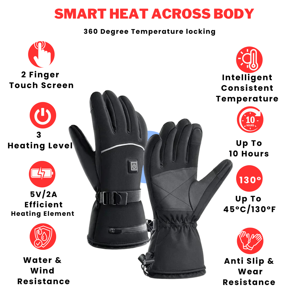 EvoTherm Heated Gloves – Ultimate Winter Comfort