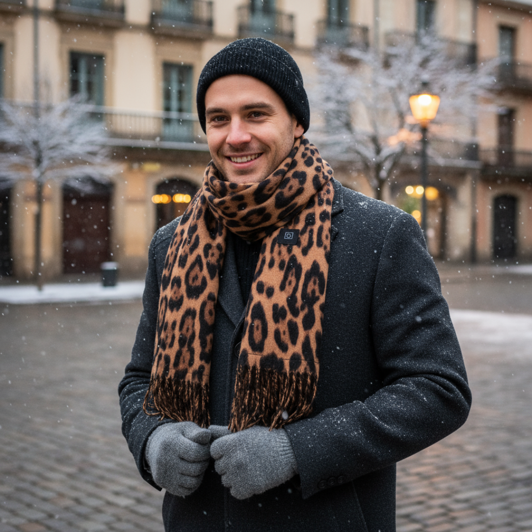 EvoTherm Thermal Scarf - Leopard Print