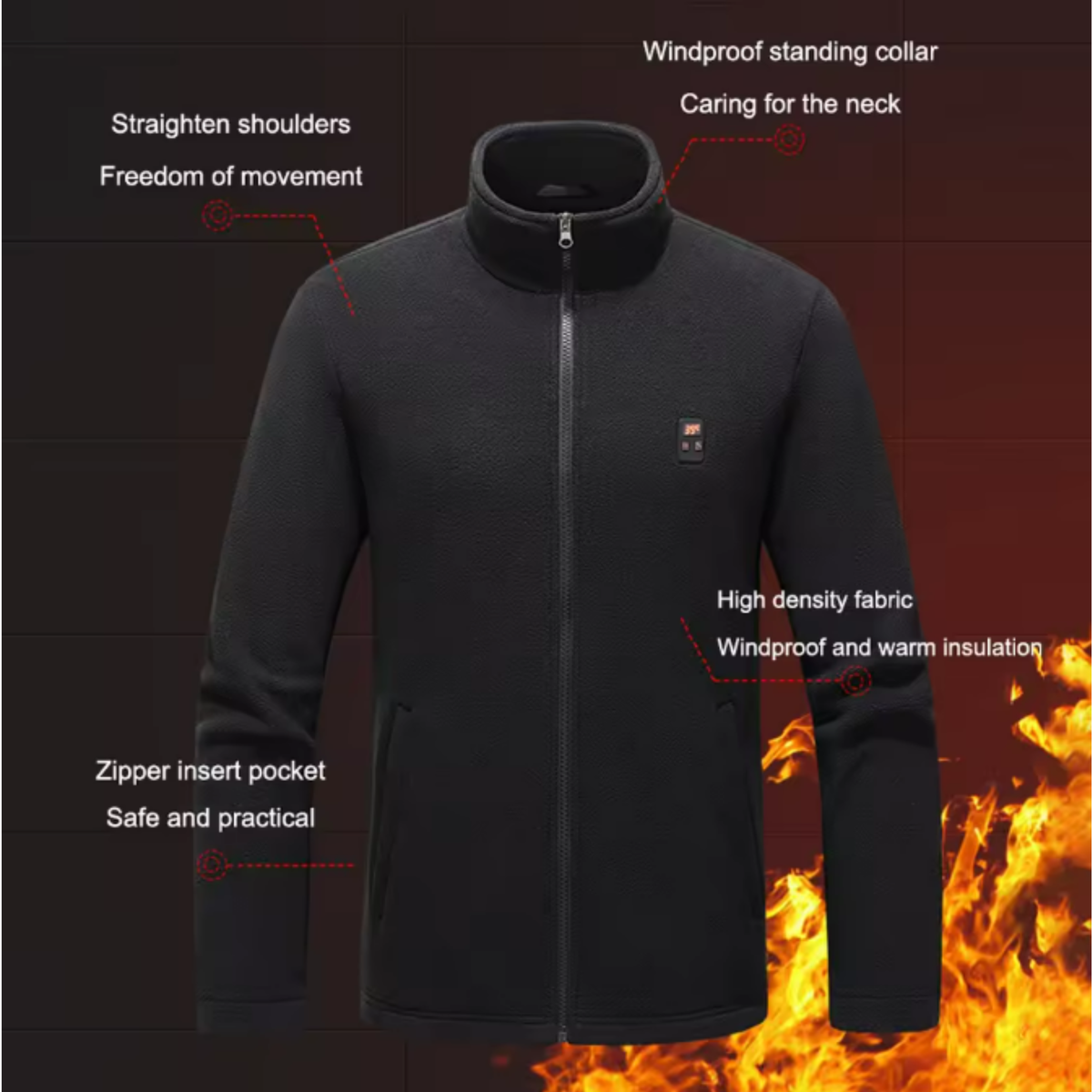 Smart Heated Fleece Jacket
