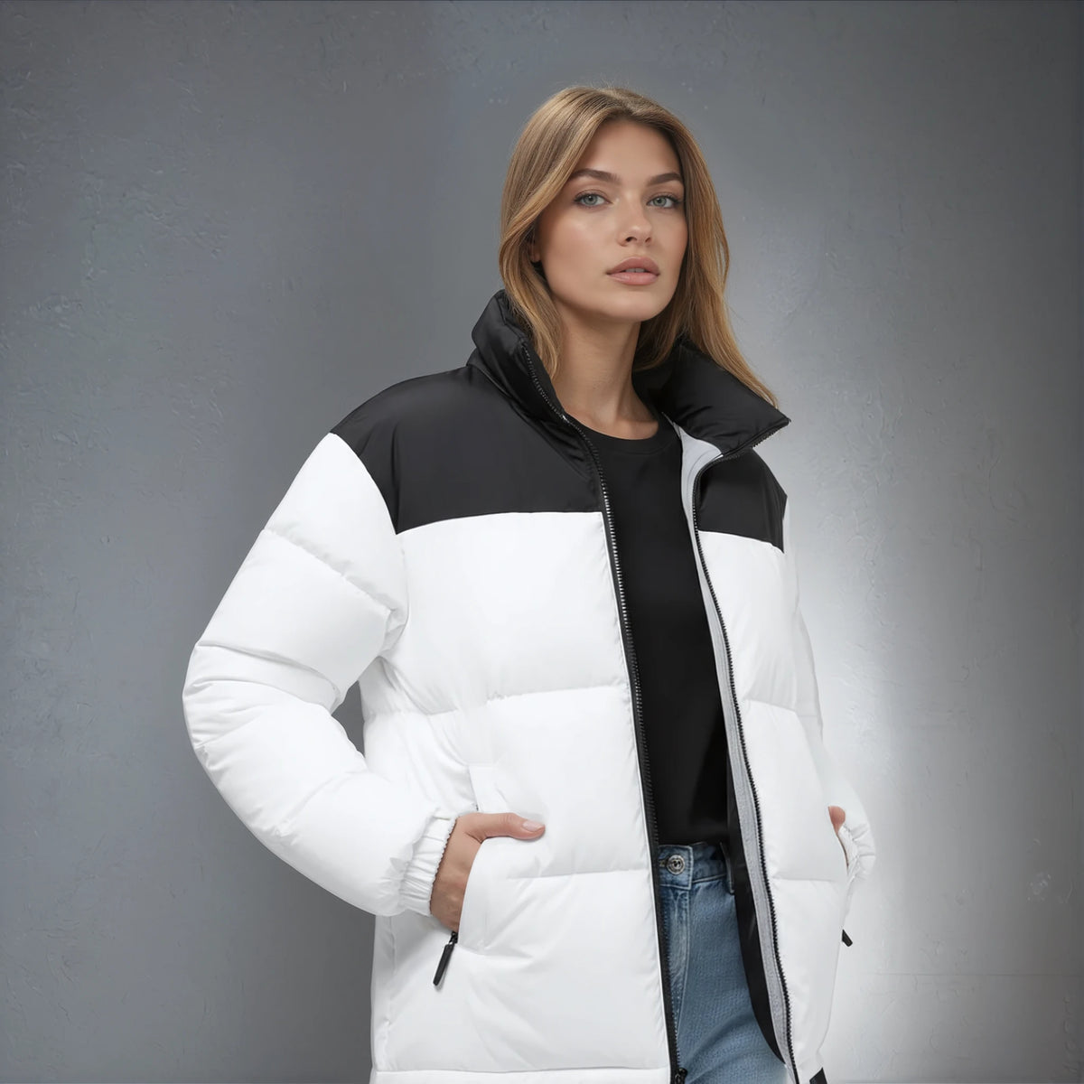 EvoTherm Heated Ski Coat Women - White