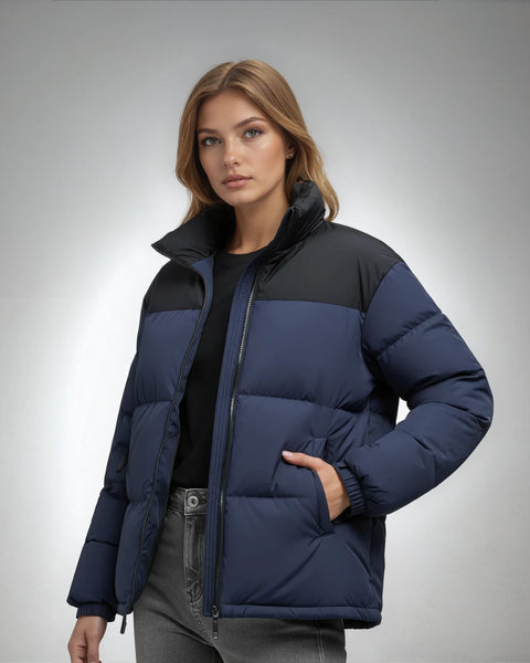EvoTherm Heated Ski Coat Women - Navy