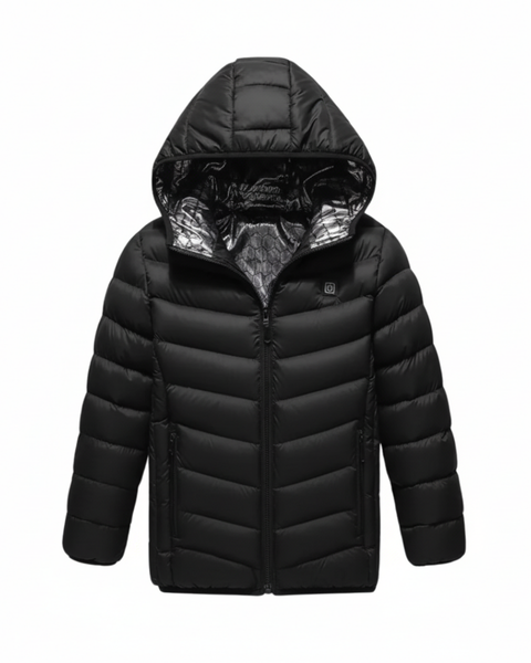 EvoTherm Kid's Heating Puffer Jacket - Black