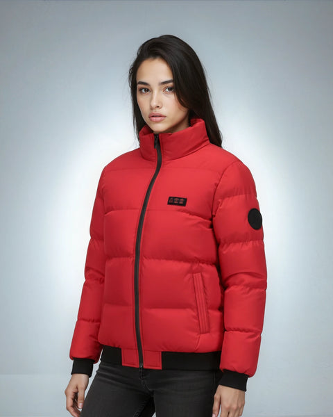 EvoTherm Heated Puffer Jacket Women - Red