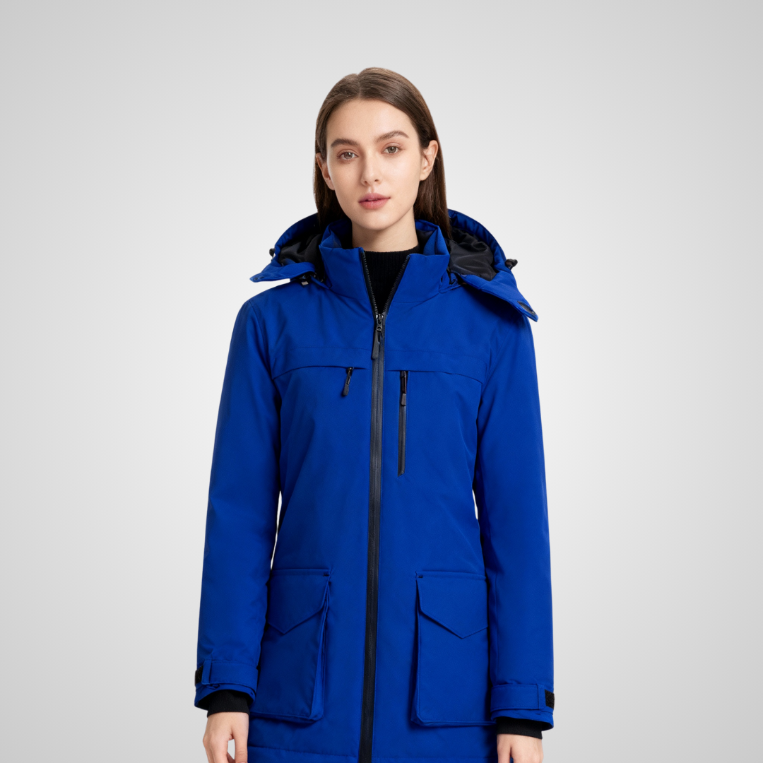 EvoTherm Heated Thermal Coat Women - Blue