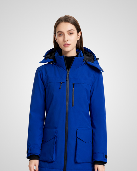 EvoTherm Heated Thermal Coat Women - Blue