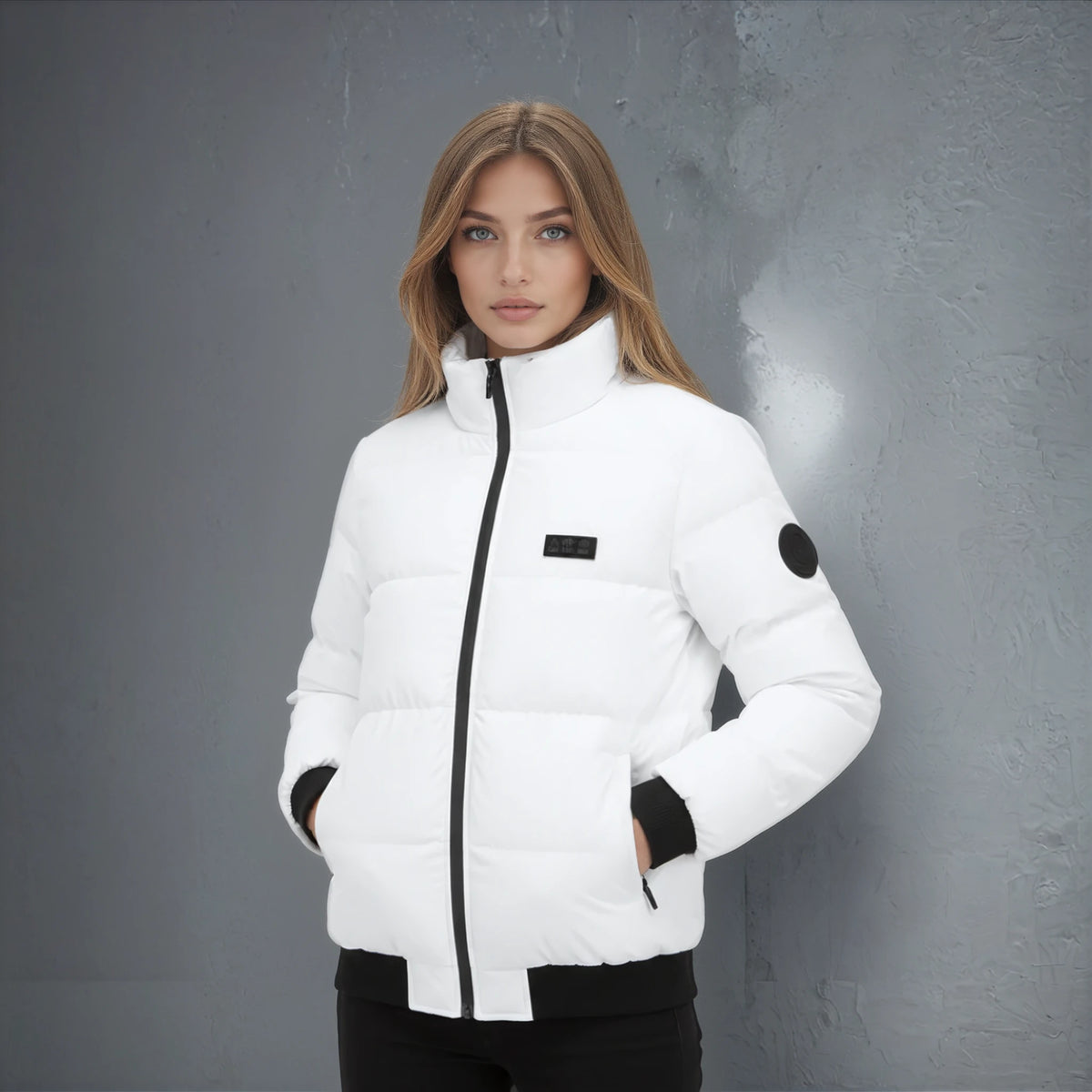 EvoTherm Heated Puffer Jacket Women - White