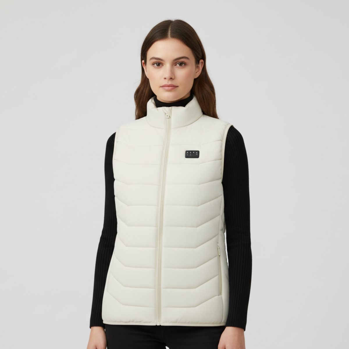 Woman Heated Vest - White