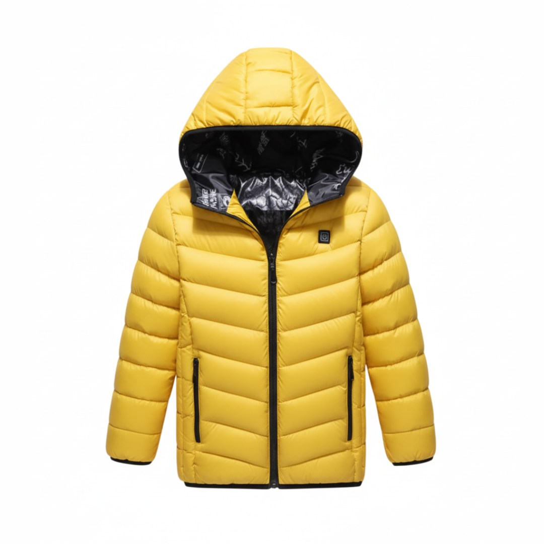 EvoTherm Kid's Heating Puffer Jacket - Yellow
