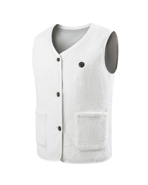 EvoTherm Stylish Vest Men - White