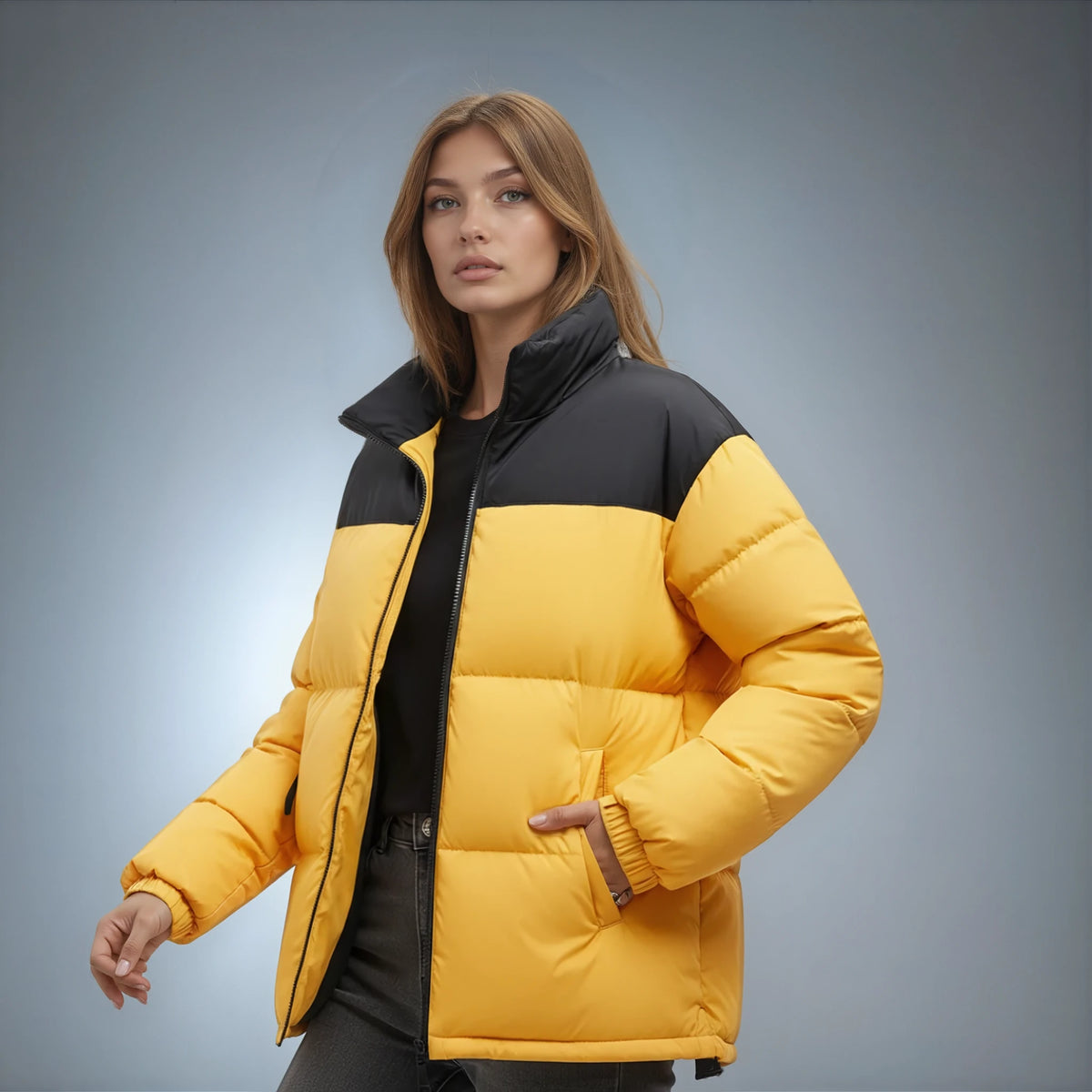 EvoTherm Heated Ski Coat Women - Yellow