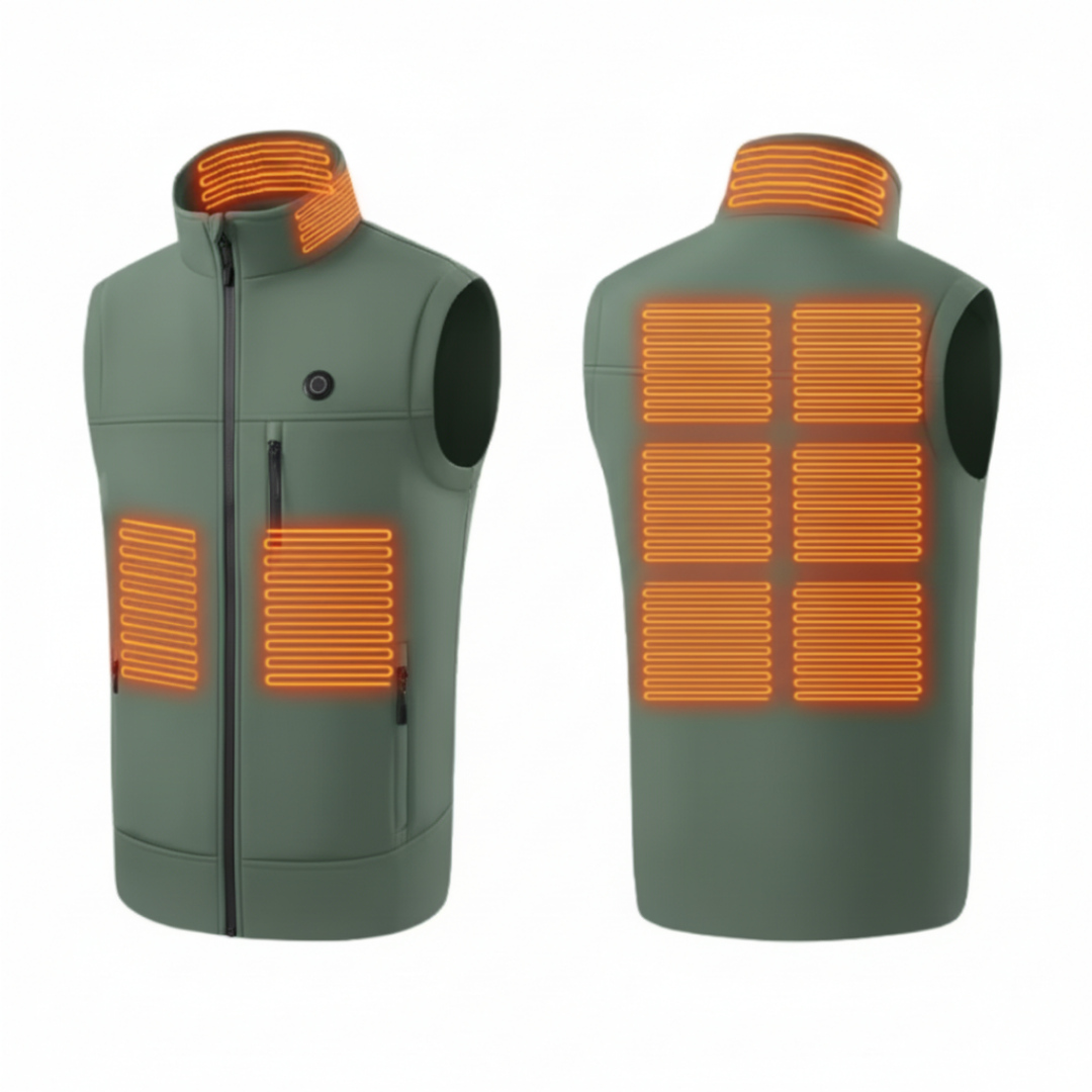 EvoTherm Heating Thermal Vest Men - Green